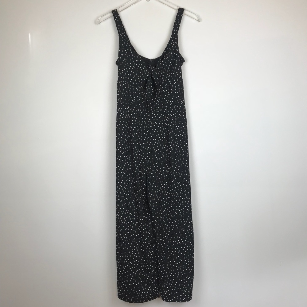 NEW Black Polka-Dot Long Romper Jumpsuit - Picture 6 of 7
